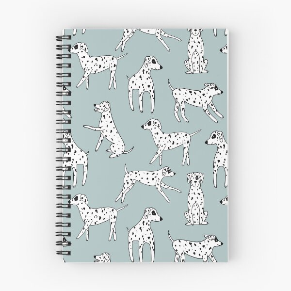 Item preview, Dalmatian Dogs on Pale Blue Background Allover Pattern designed and sold by TeeGeeTees.