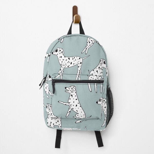 Item preview, Dalmatian Dogs on Pale Blue Background Allover Pattern designed and sold by TeeGeeTees.