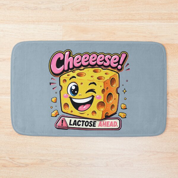 Item preview, Cheeeese! – Lactose Ahead Funny Cheese Cartoon designed and sold by Aimetoi.
