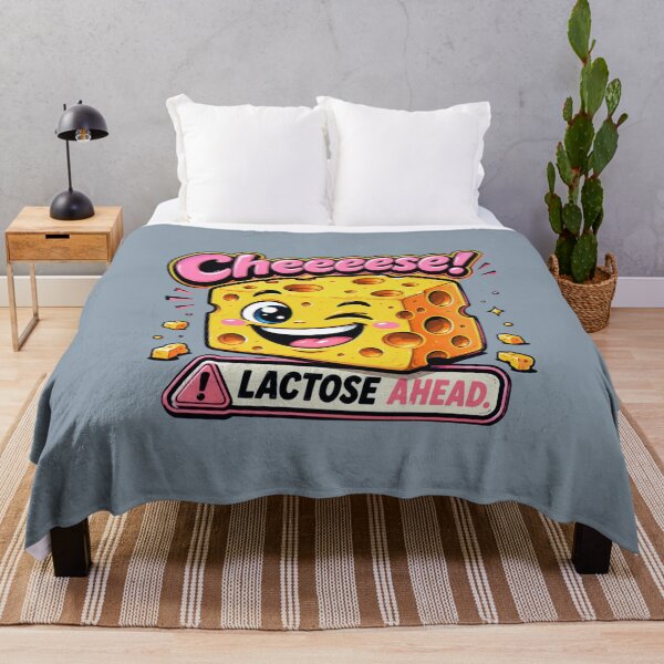 Item preview, Cheeeese! – Lactose Ahead Funny Cheese Cartoon designed and sold by Aimetoi.