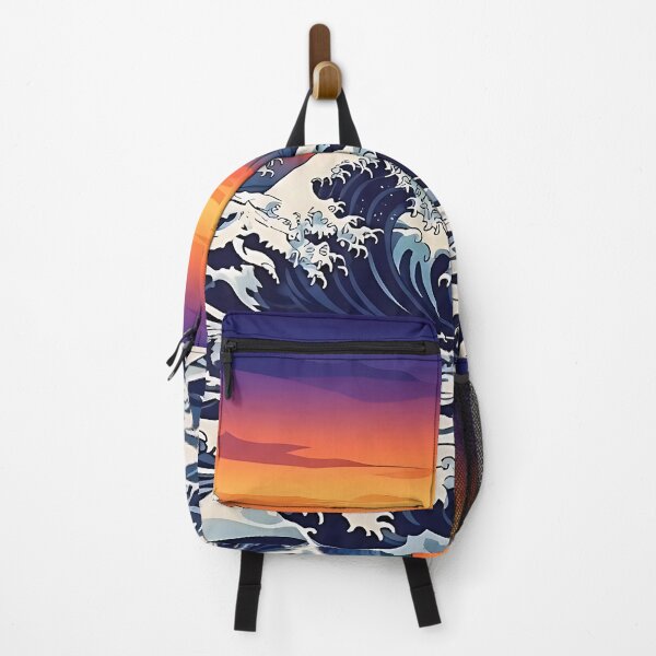 Item preview, Bonassola Sunset Waves - Italian Riviera Art designed and sold by ToxicInkArt.