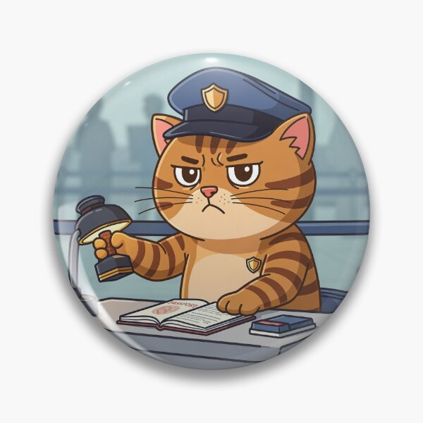 Item preview, Official Cat Passport Control Officer designed and sold by PictorialWhimsy.