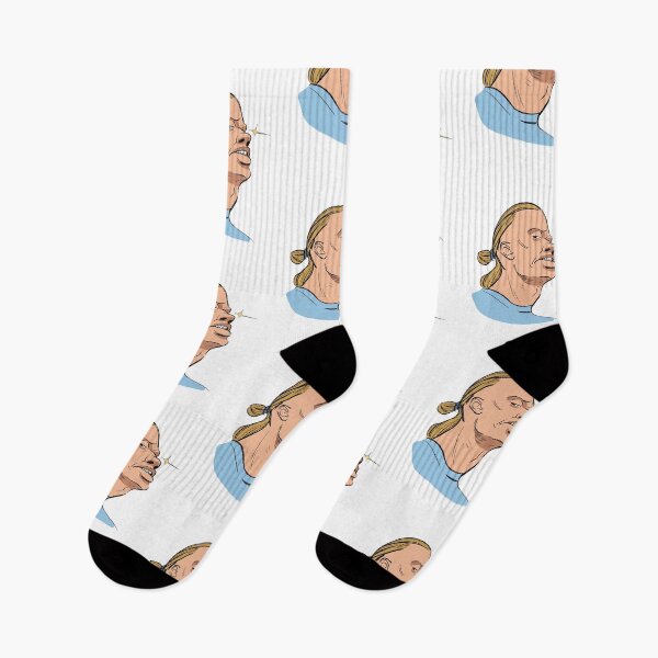 Item preview, Erling Haaland Smug Face Funny Football Meme Cartoon designed and sold by JohnathaPhillip.