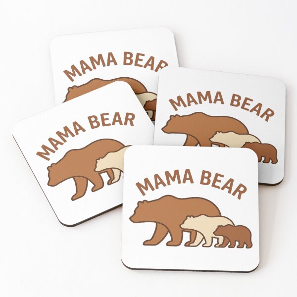 Item preview, Three Bear Family Silhouette Mama Bear designed and sold by tushartanvir.