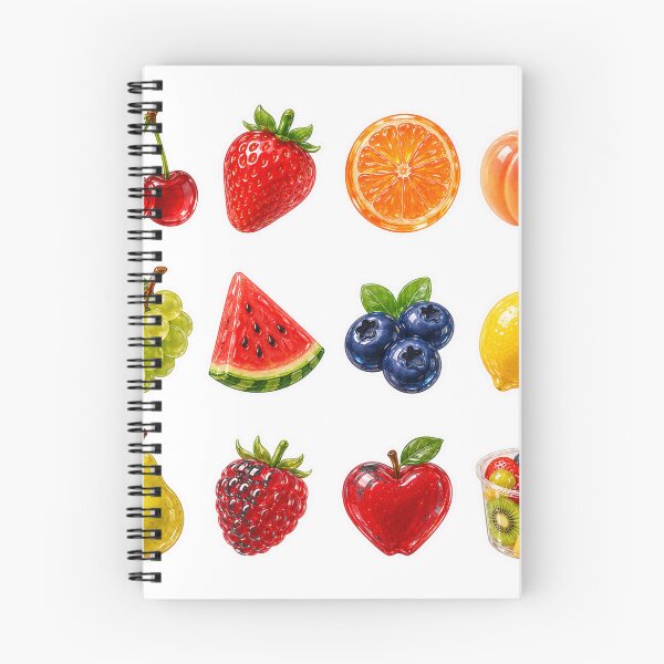 Item preview, Juicy Little Things – Glossy Fruit Sticker Pack designed and sold by alexrow.