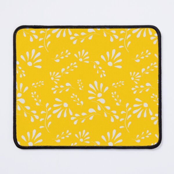 Item preview, Sunny yellow simple floral seamless pattern. designed and sold by RuwaDesignArt.
