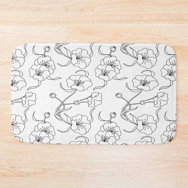 Item preview, Dancing Flowers | Minimalist Botanical Line Art designed and sold by MissSairung.