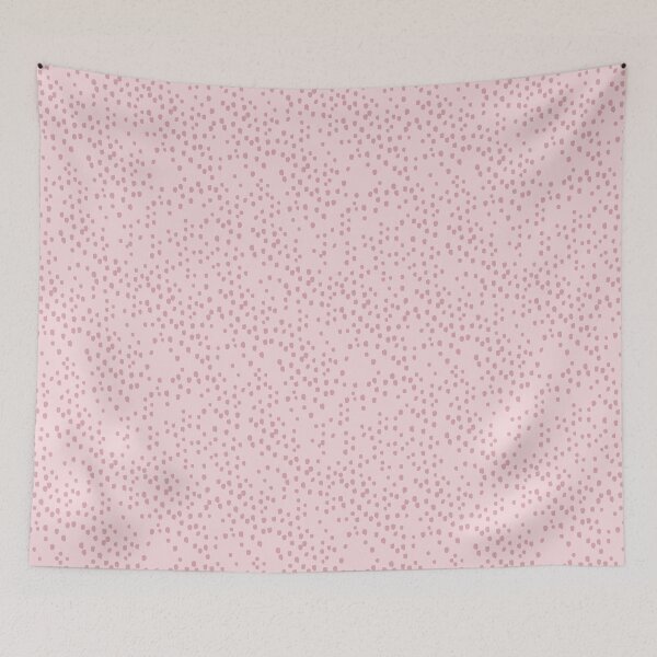 Item preview, Pink Speckle Pattern Hand Drawn Minimalist Dots designed and sold by Zaya_art.