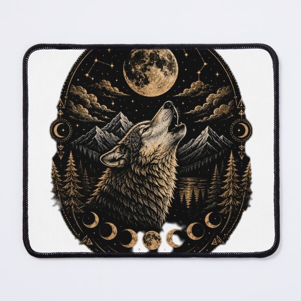 Item preview, Howling Wolf Moon designed and sold by ShadeWave.