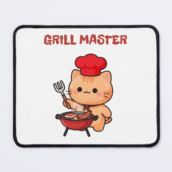 Item preview, Grill Master Cat Funny T-shirt Gifts designed and sold by ZemVibe.