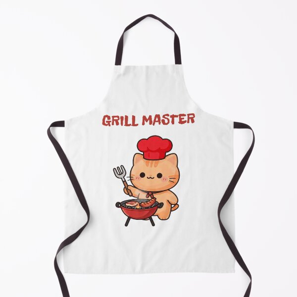 Item preview, Grill Master Cat Funny T-shirt Gifts designed and sold by ZemVibe.