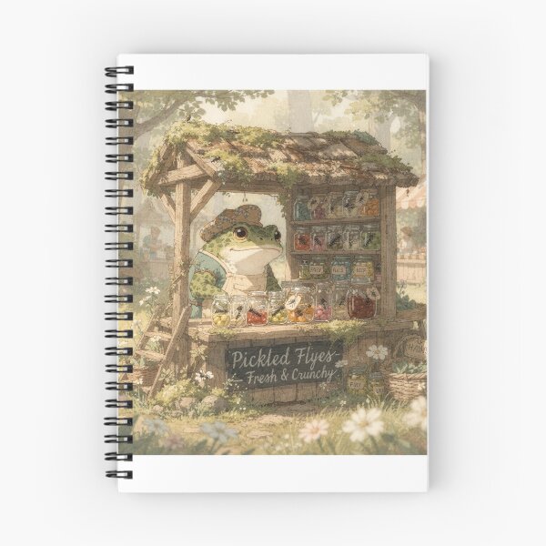 Item preview, Toad Selling Pickled Flies at the Market designed and sold by PictorialWhimsy.