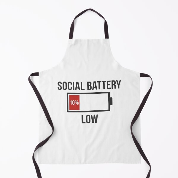 Artikelvorschau, Social Battery Low Retro Quote entworfen und verkauft von tushartanvir.