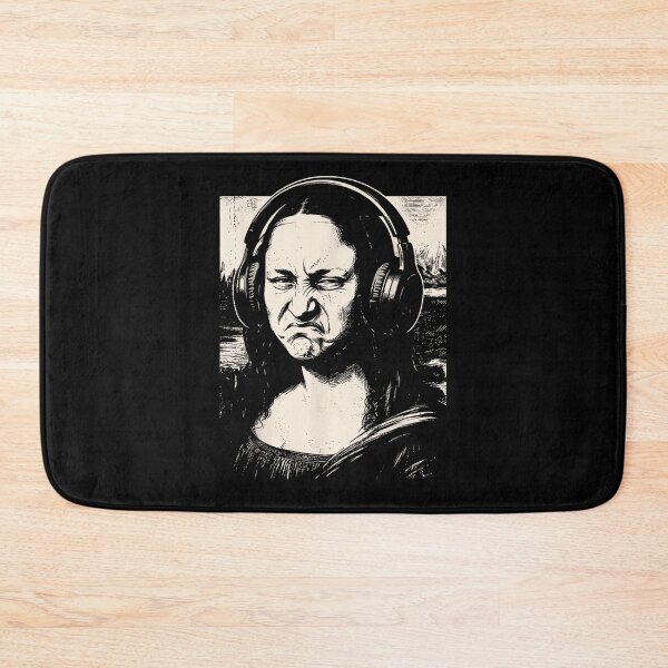 Item preview, Mona Lisa Bass Face Funny Music Lovers DJs Producers  designed and sold by Juansustait.
