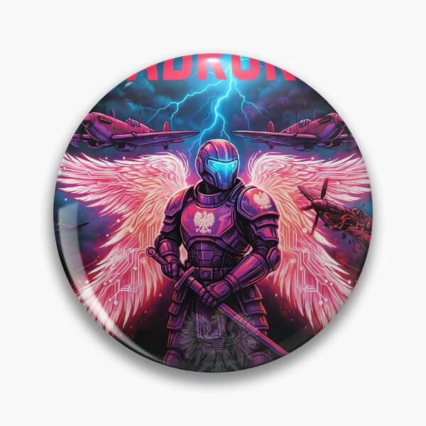 Item preview, Squadron 303 Not Invited To Victory - Cyber Neon Edition designed and sold by wyzin39.