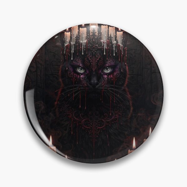 Item preview, Gothic Black Cat designed and sold by 303 Visionary Prints .