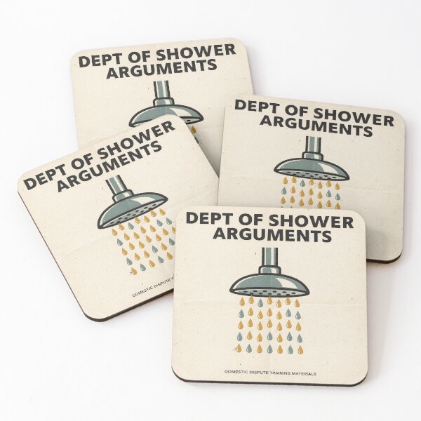 Item preview, Department of Shower Arguments designed and sold by PictorialWhimsy.
