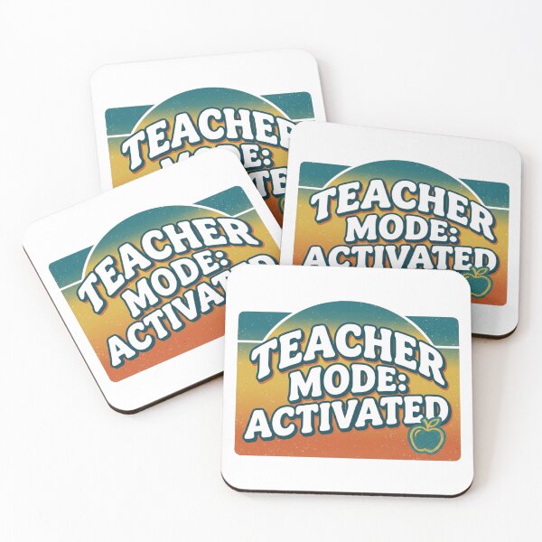 Item preview, Teacher Mode Activated Retro Quote designed and sold by tushartanvir.