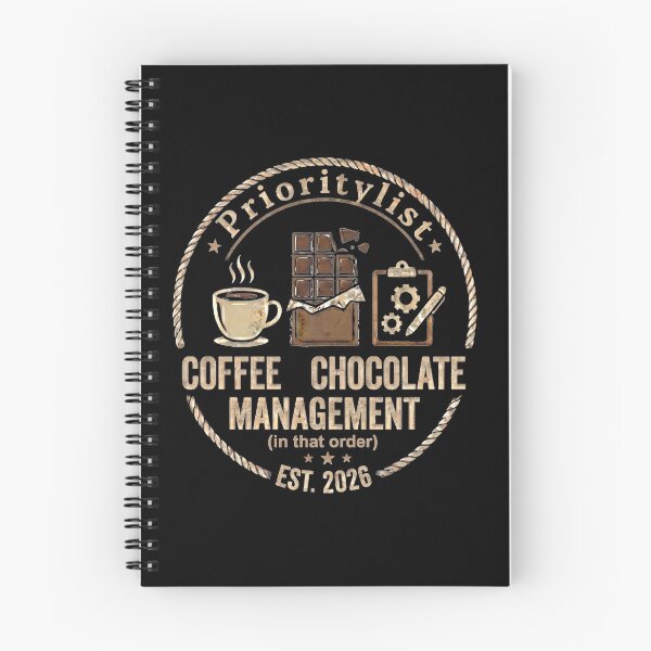 Item preview, Coffee Chocolate Management Funny Office Priority List designed and sold by 42Creations.