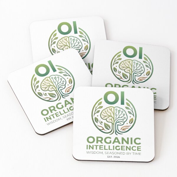 Item preview, Organic Intelligence OI Wisdom Seasoned By Time Eco Tech Funny designed and sold by 42Creations.