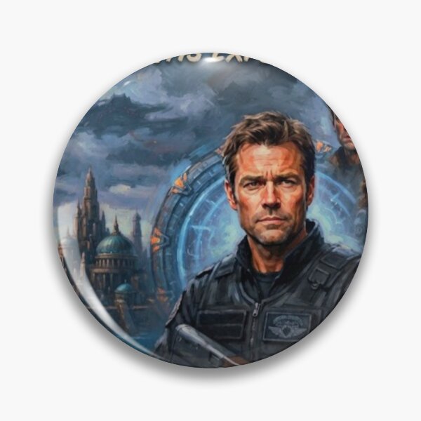 Item preview, Stargate Atlantis Retro Sci-Fi Action Tribute Art Poster designed and sold by Art's Diner.