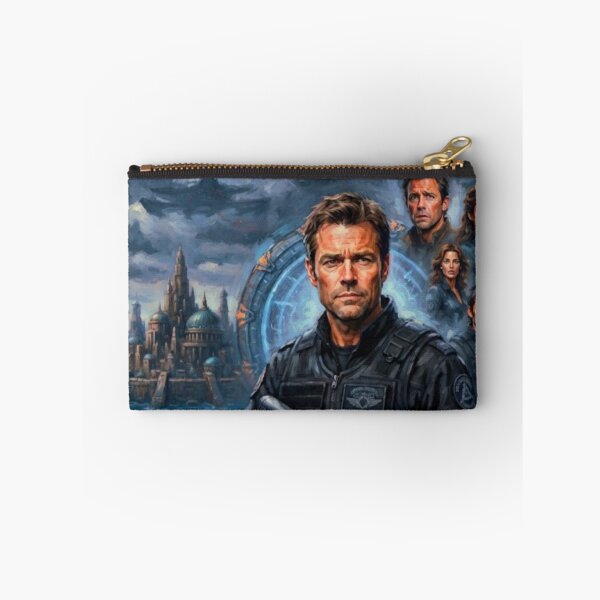 Item preview, Stargate Atlantis Retro Sci-Fi Action Tribute Art Poster designed and sold by Art's Diner.