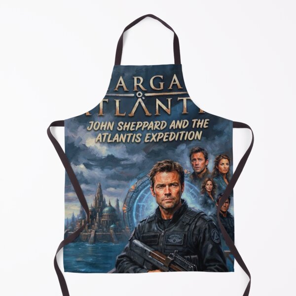 Item preview, Stargate Atlantis Retro Sci-Fi Action Tribute Art Poster designed and sold by Art's Diner.