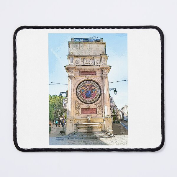 Item preview, Amédée Pichot Fountain, Arles, drawing version designed and sold by NorbertRicaud.