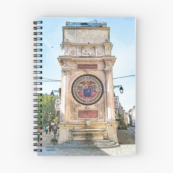 Item preview, Amédée Pichot Fountain, Arles, drawing version designed and sold by NorbertRicaud.
