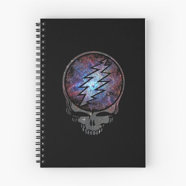 Item preview, Grateful Dead Cosmic Space Stealie Galaxy Lightning Skull designed and sold by DarylPope.