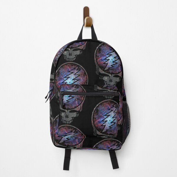 Item preview, Grateful Dead Cosmic Space Stealie Galaxy Lightning Skull designed and sold by DarylPope.