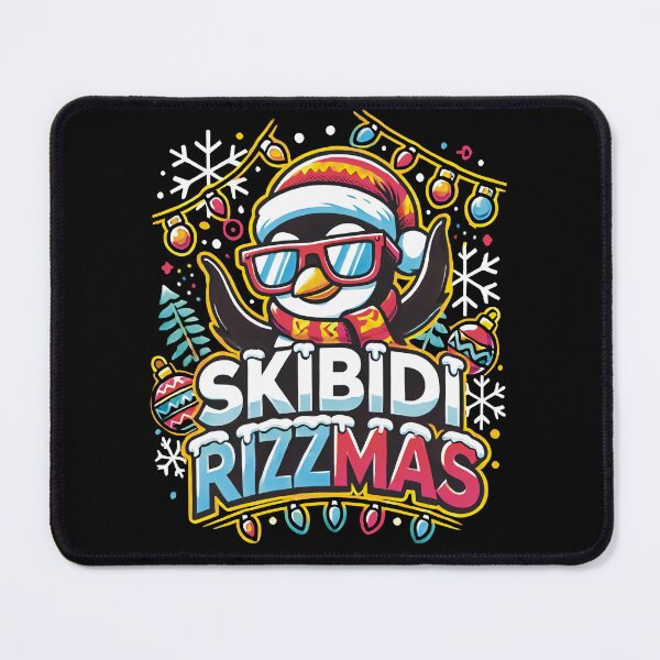 Item preview, Skibidi Rizzmas Penguin Funny Christmas Gifts and Holiday Humor designed and sold by SkymarArt.