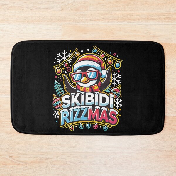 Item preview, Skibidi Rizzmas Penguin Funny Christmas Gifts and Holiday Humor designed and sold by SkymarArt.