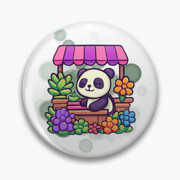 Item preview, Cute Panda Plant Shop Cartoon designed and sold by iamKRUK.