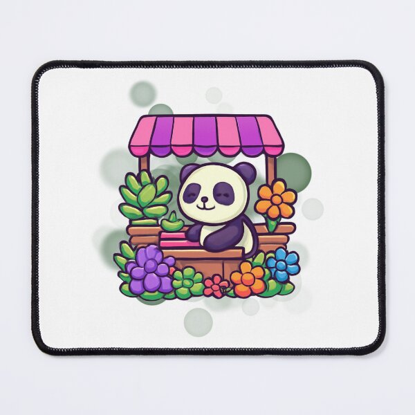 Item preview, Cute Panda Plant Shop Cartoon designed and sold by iamKRUK.