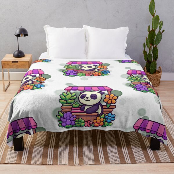 Item preview, Cute Panda Plant Shop Cartoon designed and sold by iamKRUK.