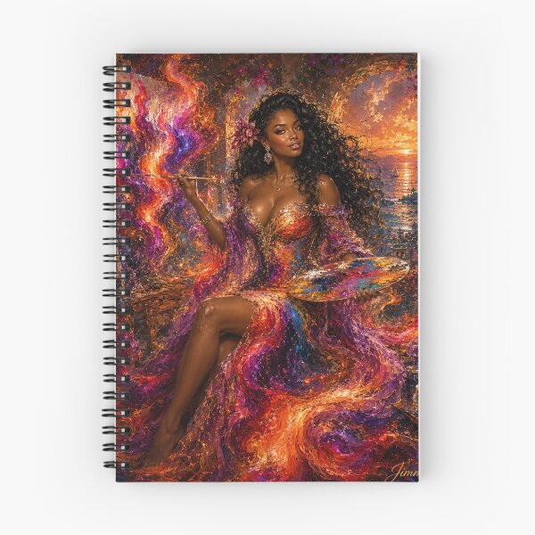 Item preview, Radiant Sunset Artist Painting Dreamscape Fantasy Color Explosion designed and sold by Jlbcartgallery.