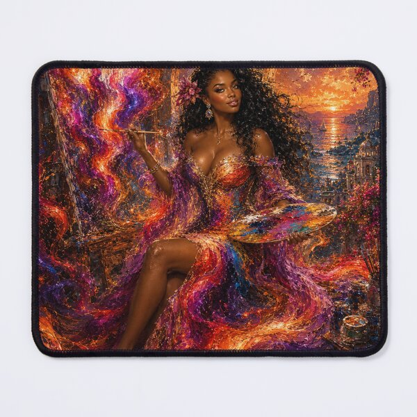 Item preview, Radiant Sunset Artist Painting Dreamscape Fantasy Color Explosion designed and sold by Jlbcartgallery.
