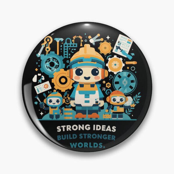 Item preview, Strong Ideas Build Stronger Worlds | Engineer Motivation designed and sold by ULTIMATE CREATIONS.