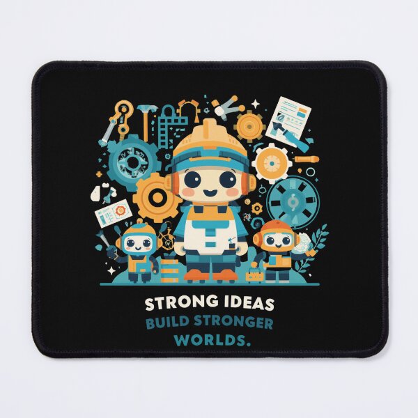 Item preview, Strong Ideas Build Stronger Worlds | Engineer Motivation designed and sold by ULTIMATE CREATIONS.