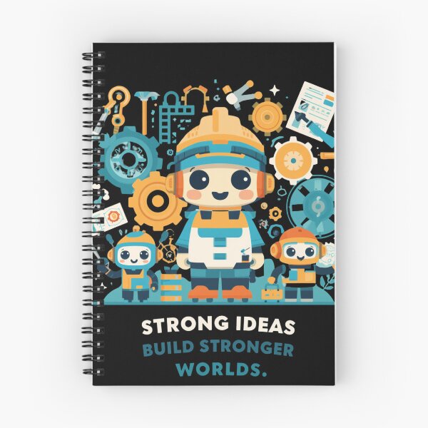 Item preview, Strong Ideas Build Stronger Worlds | Engineer Motivation designed and sold by ULTIMATE CREATIONS.