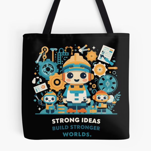 Item preview, Strong Ideas Build Stronger Worlds | Engineer Motivation designed and sold by ULTIMATE CREATIONS.