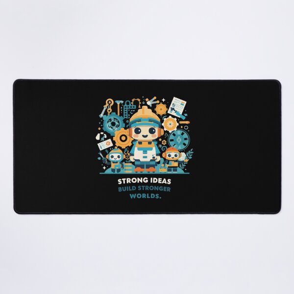 Item preview, Strong Ideas Build Stronger Worlds | Engineer Motivation designed and sold by ULTIMATE CREATIONS.
