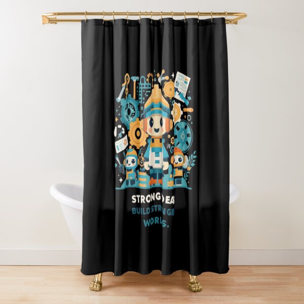 Item preview, Strong Ideas Build Stronger Worlds | Engineer Motivation designed and sold by ULTIMATE CREATIONS.