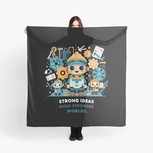 Item preview, Strong Ideas Build Stronger Worlds | Engineer Motivation designed and sold by ULTIMATE CREATIONS.