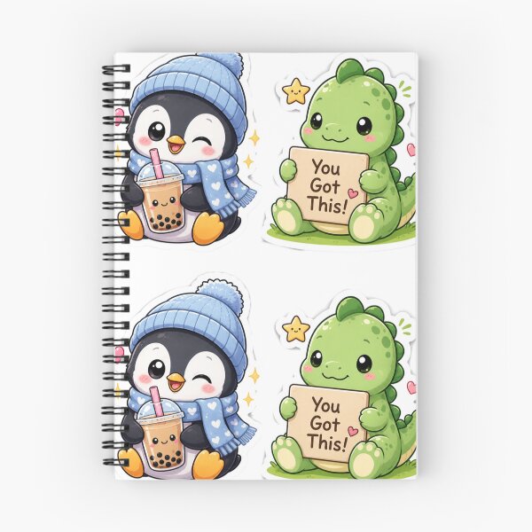 Item preview, Cute Penguin and dinosaur  designed and sold by explorer007.