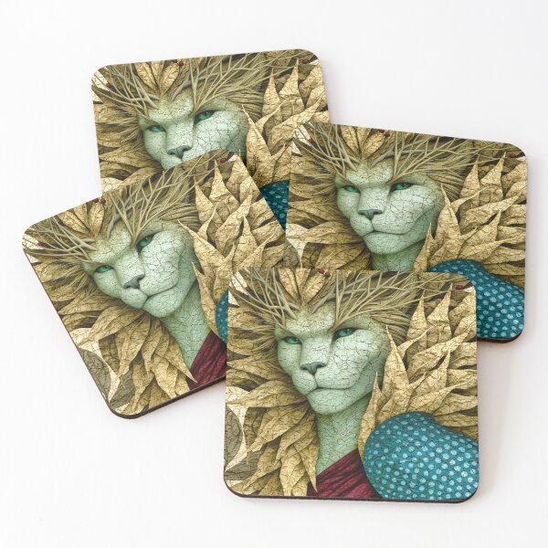 Item preview, Lionoid in the Autumn Leaves designed and sold by JaimeLikes.