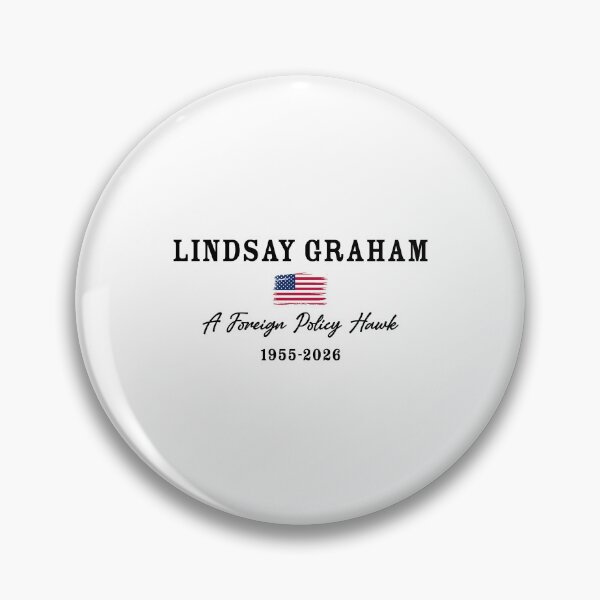 Item preview, Lindsey Graham Memorial a foreign policy hawk 1955-2026 designed and sold by Vanthuandesign.