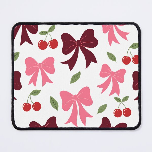 Item preview, Cute Coquette Cherry and Bows Seamless Pattern Background designed and sold by DiNata.