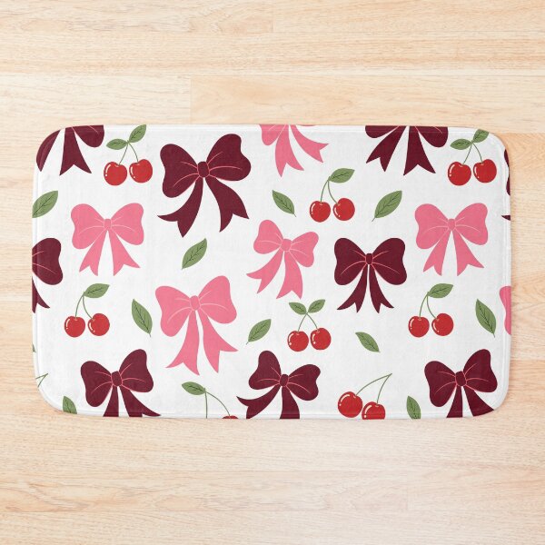 Item preview, Cute Coquette Cherry and Bows Seamless Pattern Background designed and sold by DiNata.